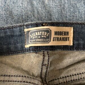 Levi's Signature Modern Straight Jeans - Dark Blue